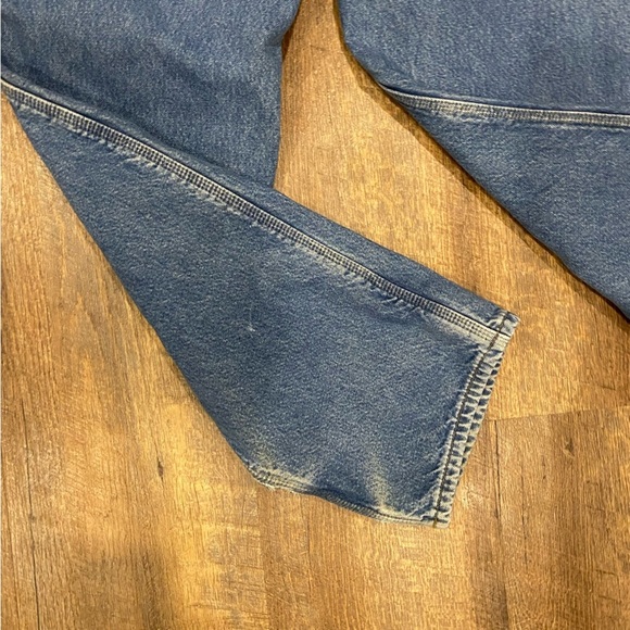 Vintage Carhartt Flannel Lined Carpenter Distressed Jeans - Picture 8 of 12